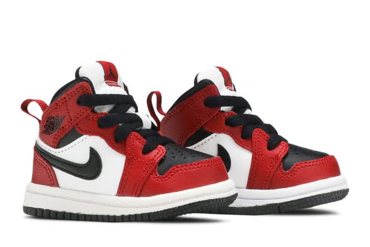 Air Jordan 1 Mid TD Chicago Black Toe