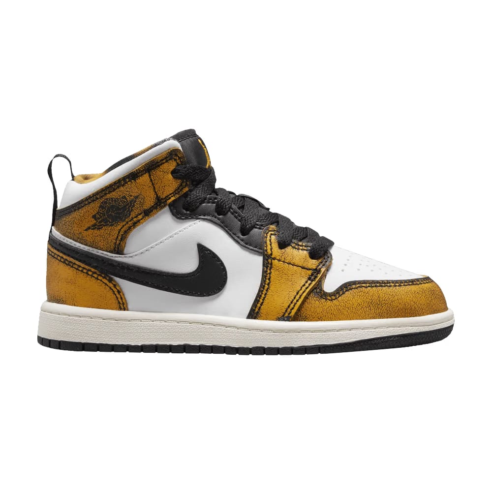 Air Jordan 1 Mid SE PS Wear-Away - Taxi