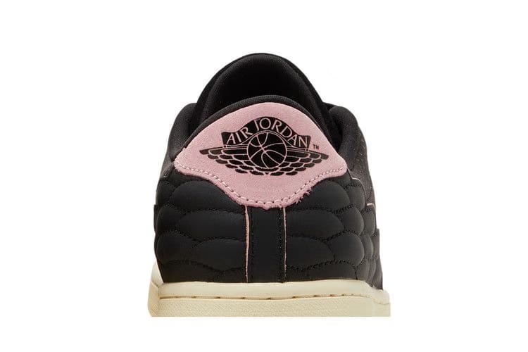 Air Jordan 1 Centre Court Perforated Black Pink