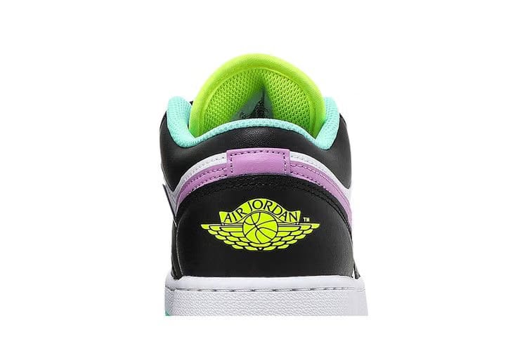 Air Jordan 1 Low GS White Violet Shock