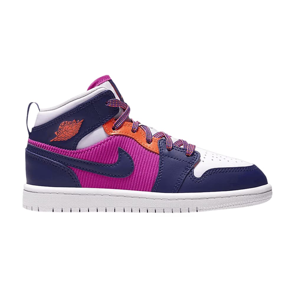 Air Jordan 1 Mid PS Regency Purple Fire Pink