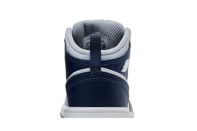 Air Jordan 1 Mid TD Wolf Grey Midnight Navy
