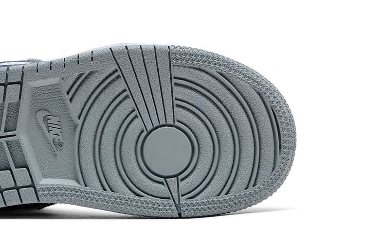 Air Jordan 1 Mid TD Wolf Grey Midnight Navy