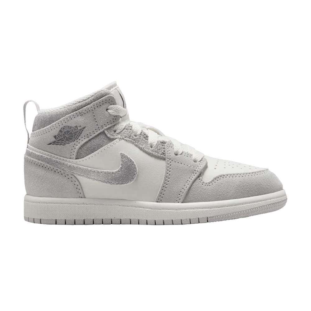 Air Jordan 1 Mid SE PS Neutral Grey Sail
