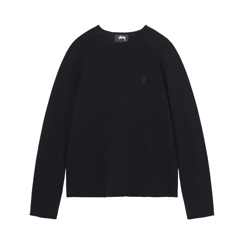 Stussy Exposed Seam Sweater Black