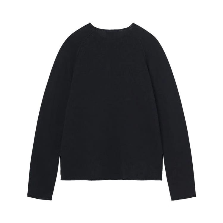 Stussy Exposed Seam Sweater Black