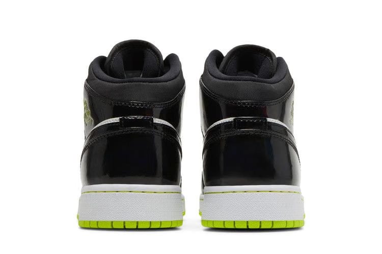 Air Jordan 1 Mid SE GS Black Cyber