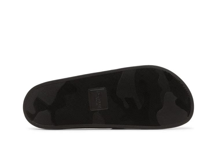 Moncler Basile Pool Slide Black Tricolour