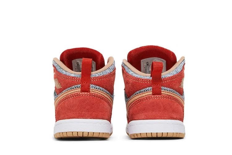 Air Jordan 1 Mid SE TD Denim Red