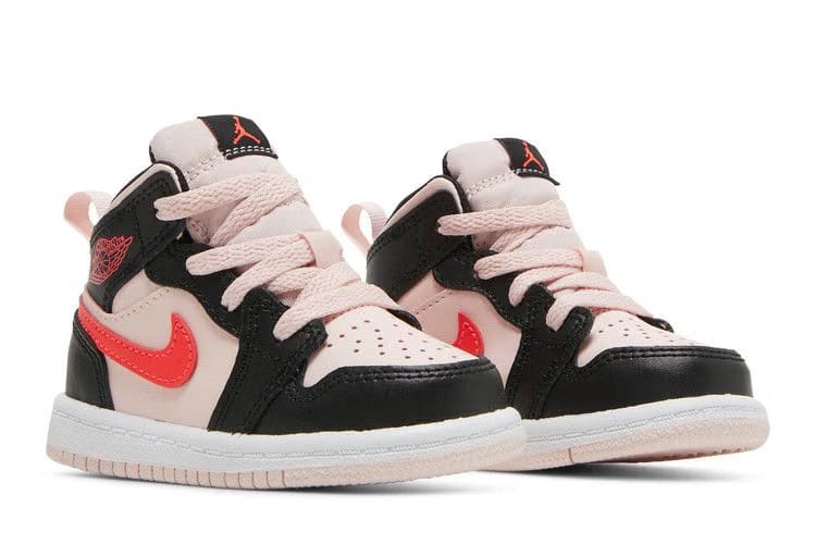 Air Jordan 1 Mid TD Black Pink Crimson