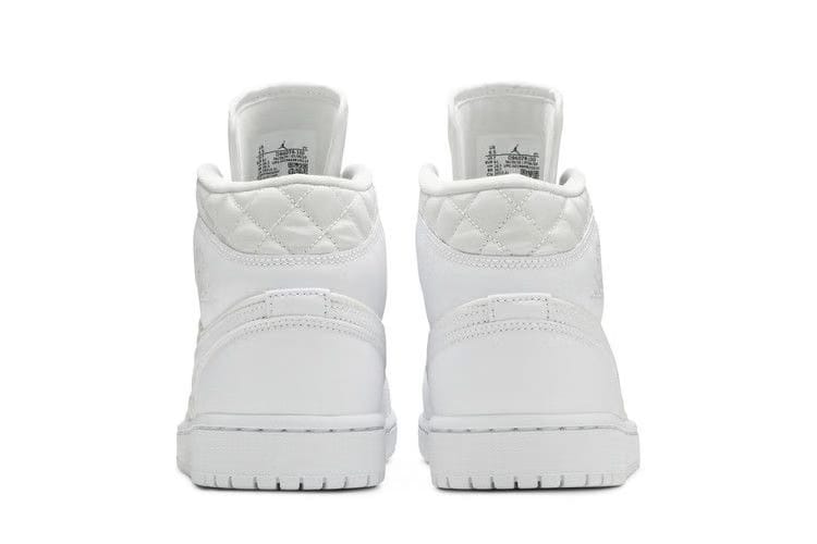 Wmns Air Jordan 1 Mid SE 'White Quilted'