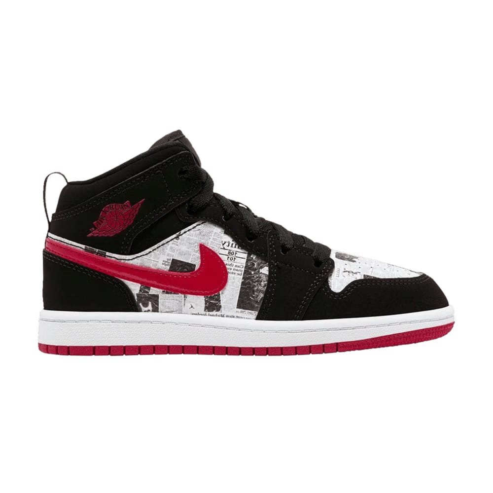 Air Jordan 1 Mid SE PS Newspaper Air Times