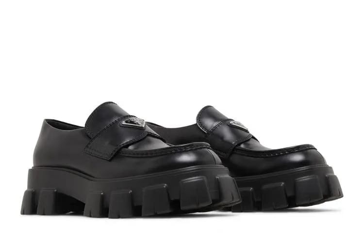 Prada Monolith Loafer Black