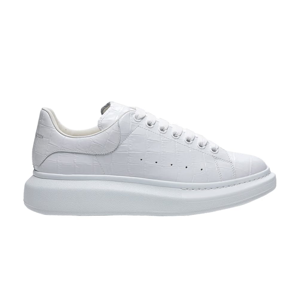 Alexander McQueen Oversized Sneaker Croc White