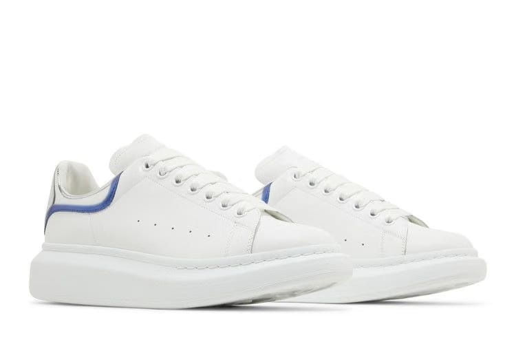 Alexander McQueen Oversized Sneaker White Silver Blue