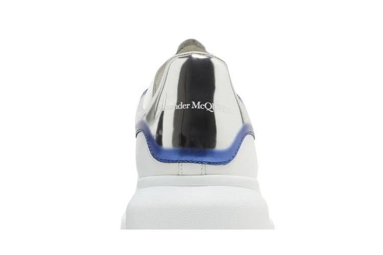 Alexander McQueen Oversized Sneaker White Silver Blue