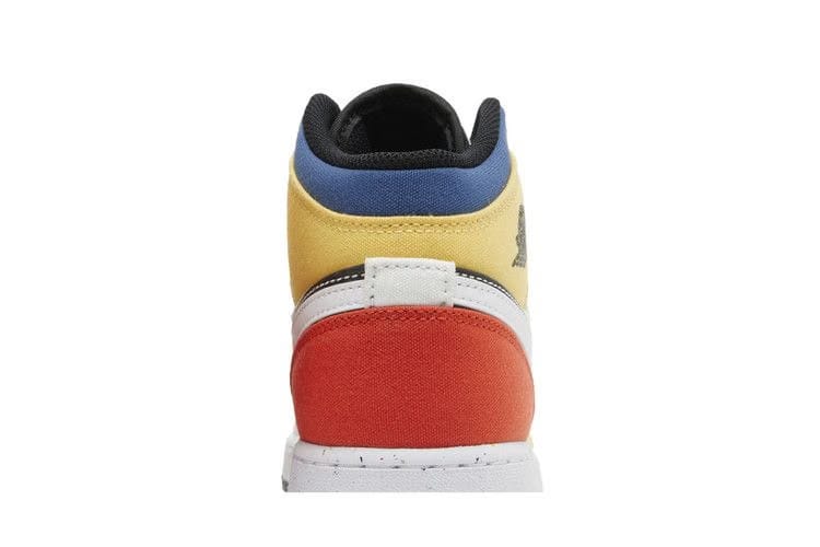Air Jordan 1 Mid SE GS Multi-Color Canvas
