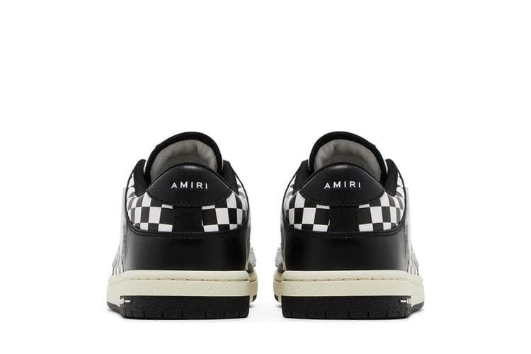 Amiri Skel Top Low Checkered - Black White