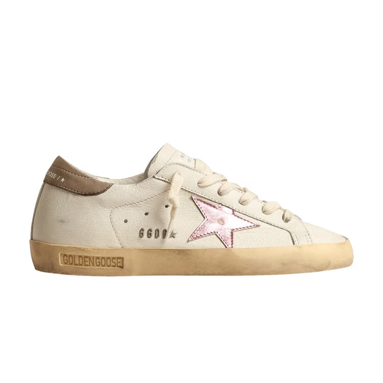 Golden Goose Wmns Superstar 'White Nappa Pink Metallic'
