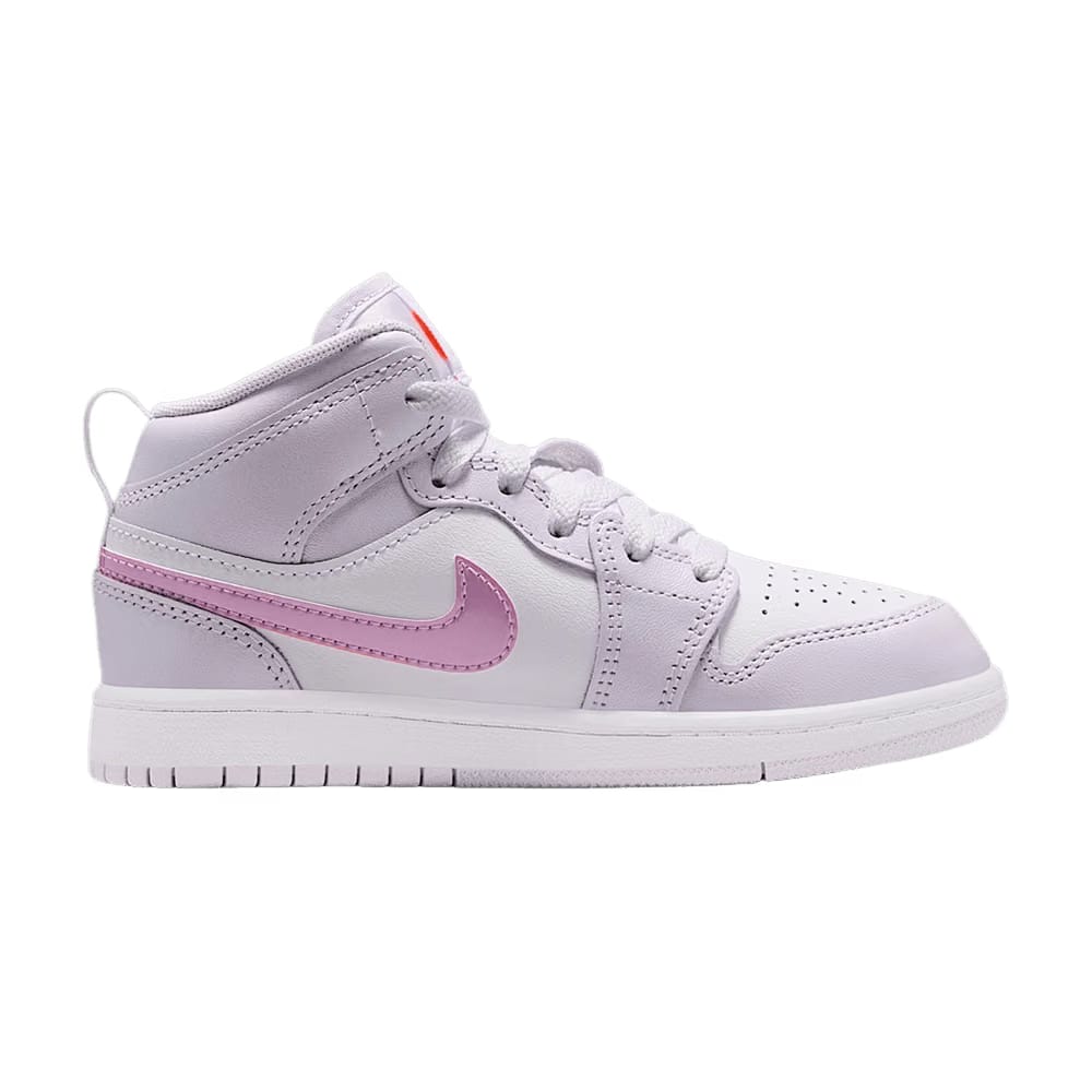 Air Jordan 1 Mid SE PS Barely Grape White