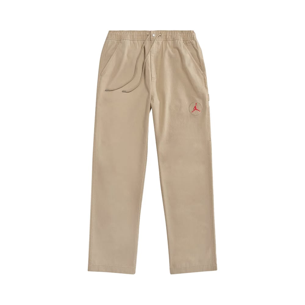 Cactus Jack by Travis Scott x Jordan Canvas Pant Desert/Khaki/University Red