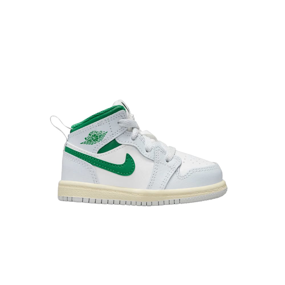 Air Jordan 1 Mid TD Summit White Pine Green