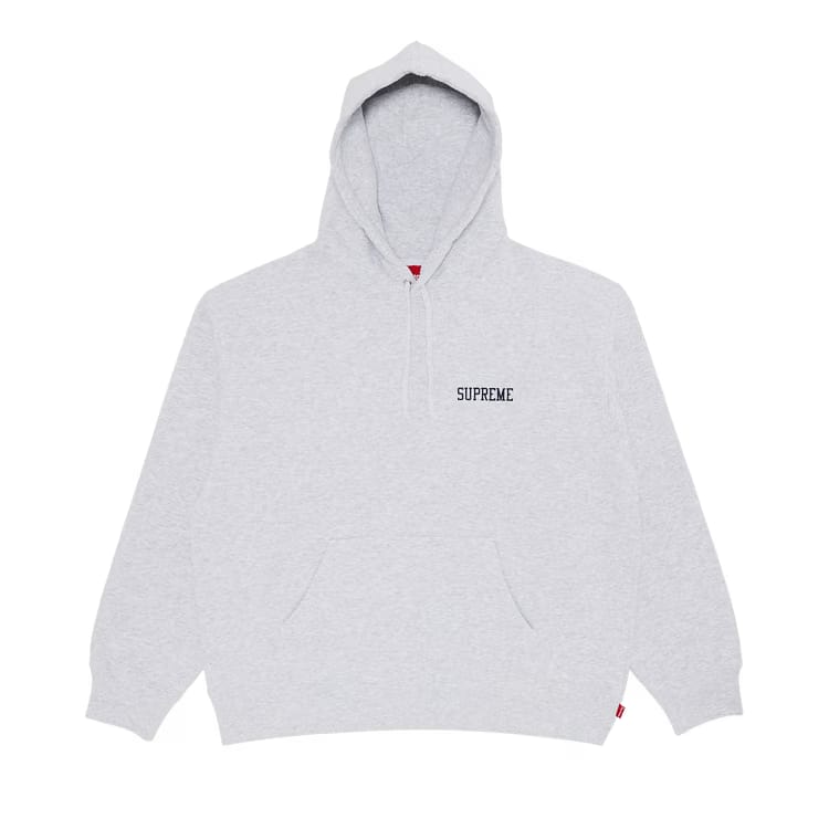 Supreme On God Hoodie Ash Grey