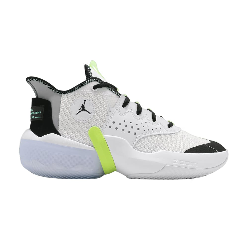 Air Jordan React Elevation PF White Green Glow