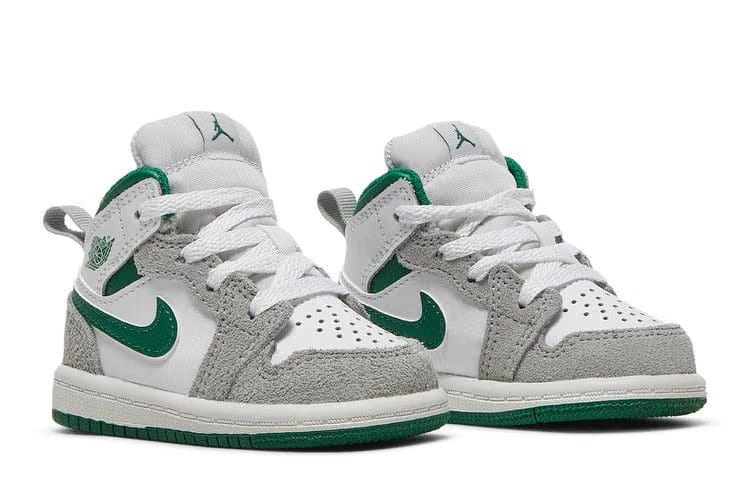 Air Jordan 1 Mid SE TD Grey Pine Green