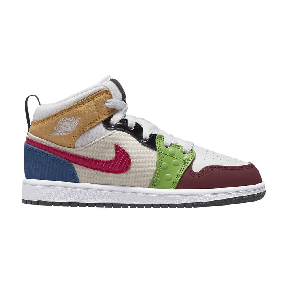 Air Jordan 1 Mid SE PS Messy Room