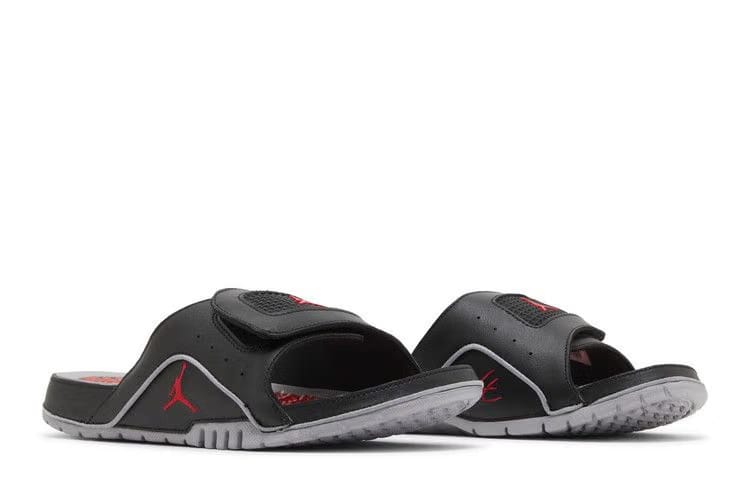 Air Jordan Hydro 4 Retro Slide Black Cement