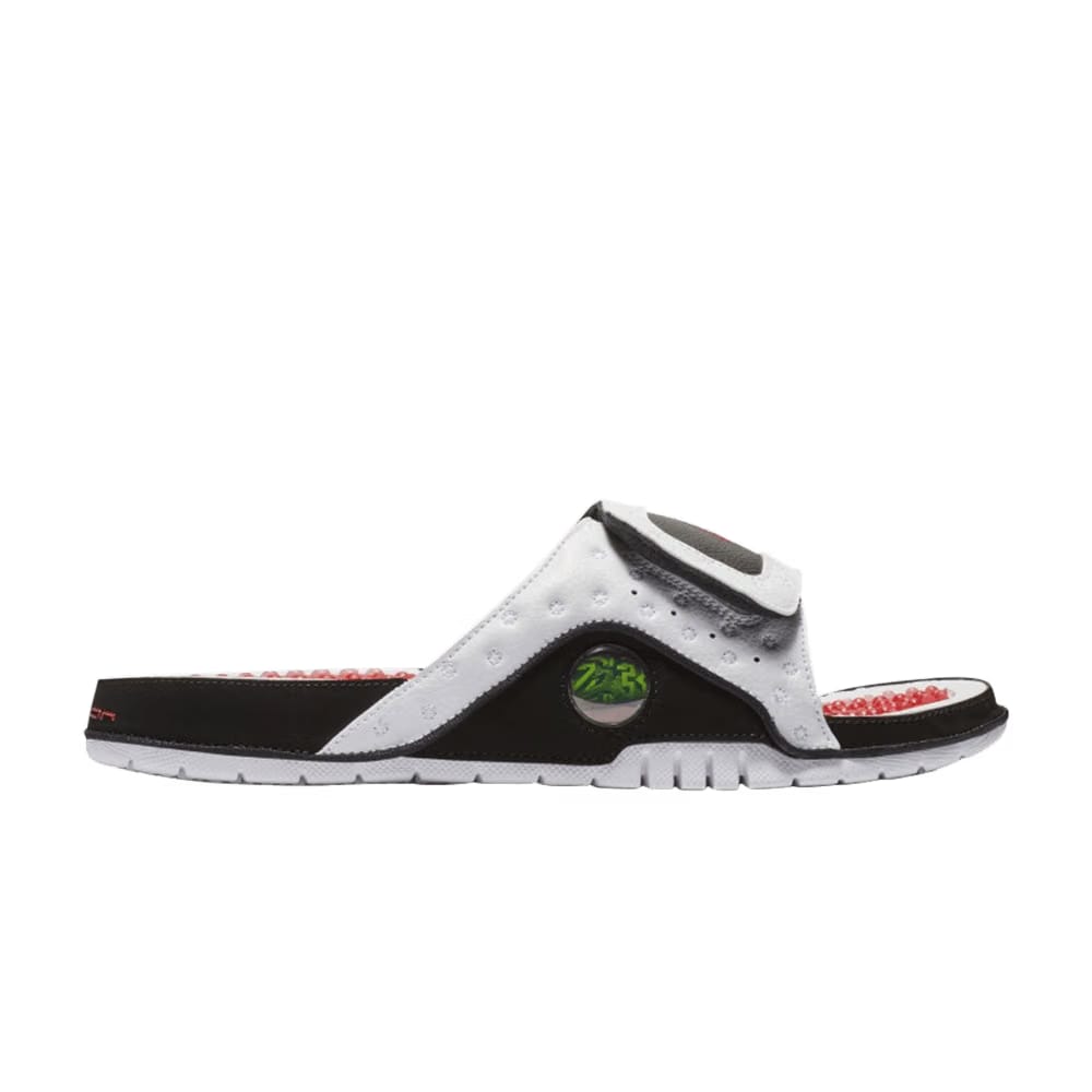 Air Jordan Hydro 13 Retro Slide White Red Black