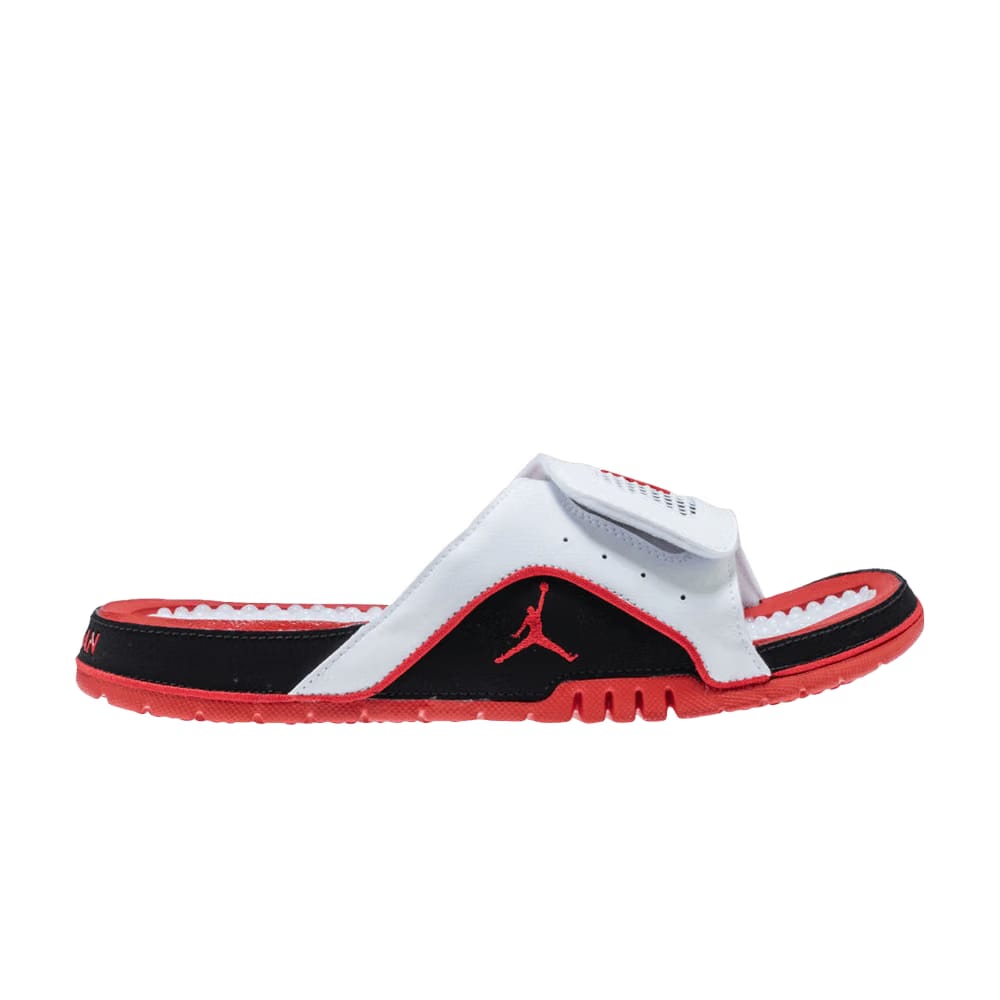Air Jordan Hydro 4 Retro Slide White Fire Red