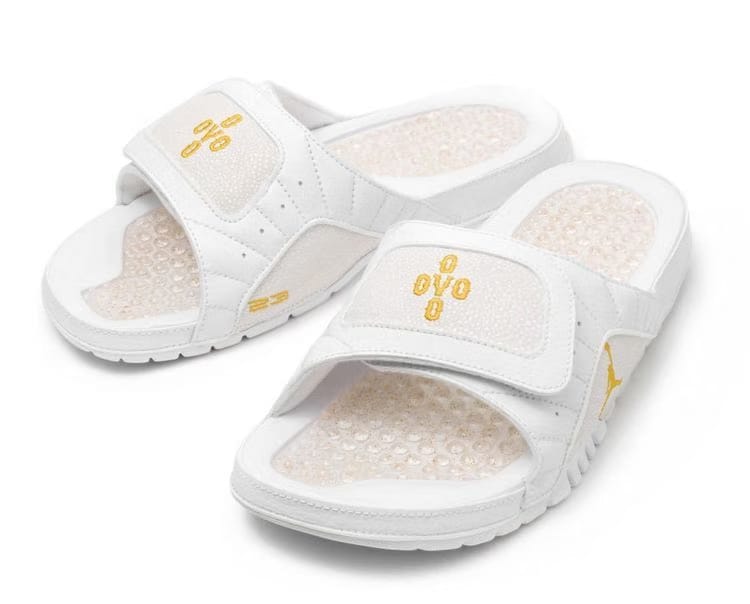 OVO x Air Jordan Hydro 7 Retro Slide White