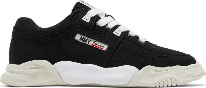 Maison Mihara Yasuhiro Parker OG Sole Cow Canvas Low Black