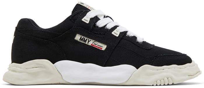 Maison Mihara Yasuhiro Parker OG Sole Cow Canvas Low Black