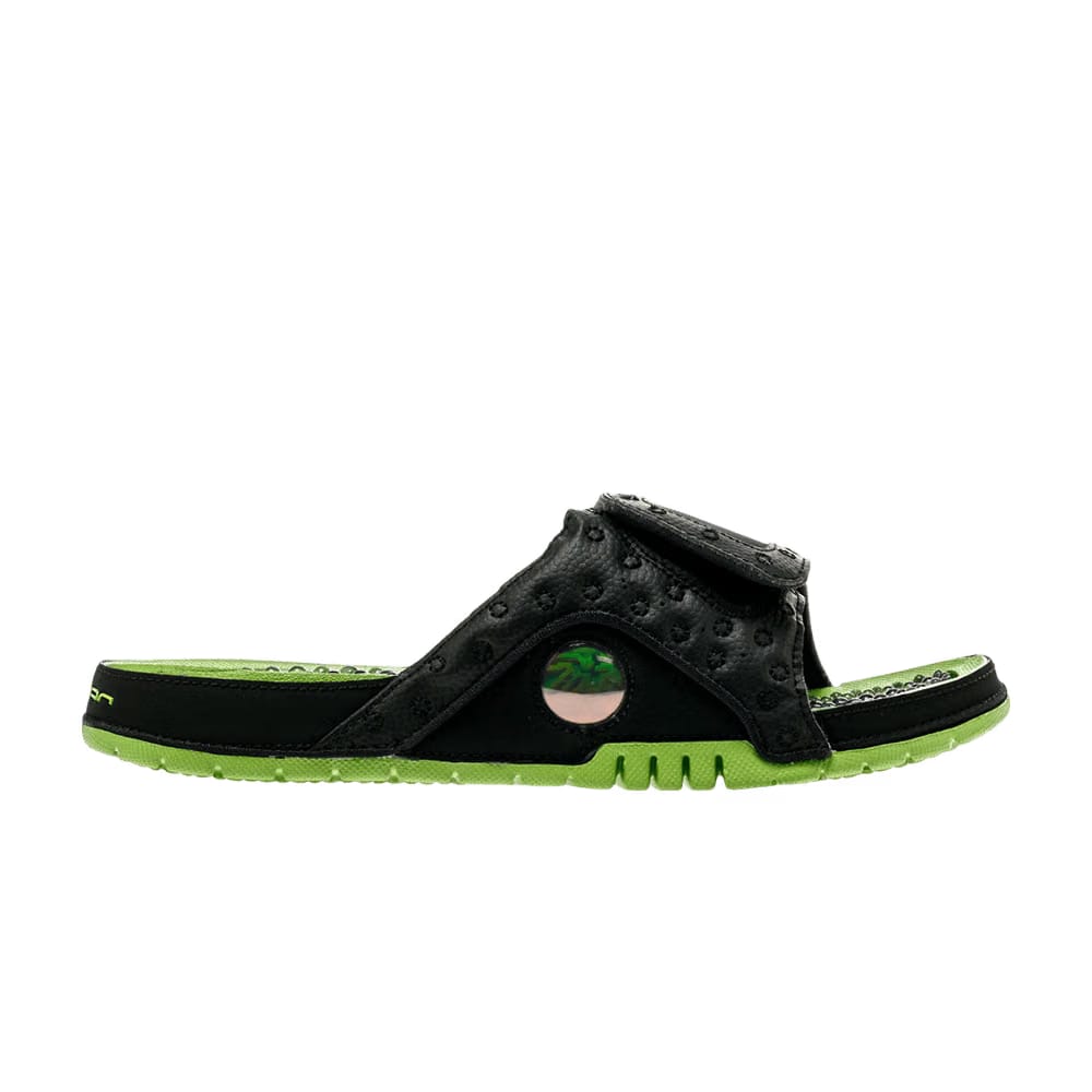 Air Jordan Hydro 13 Retro Slide Black Green