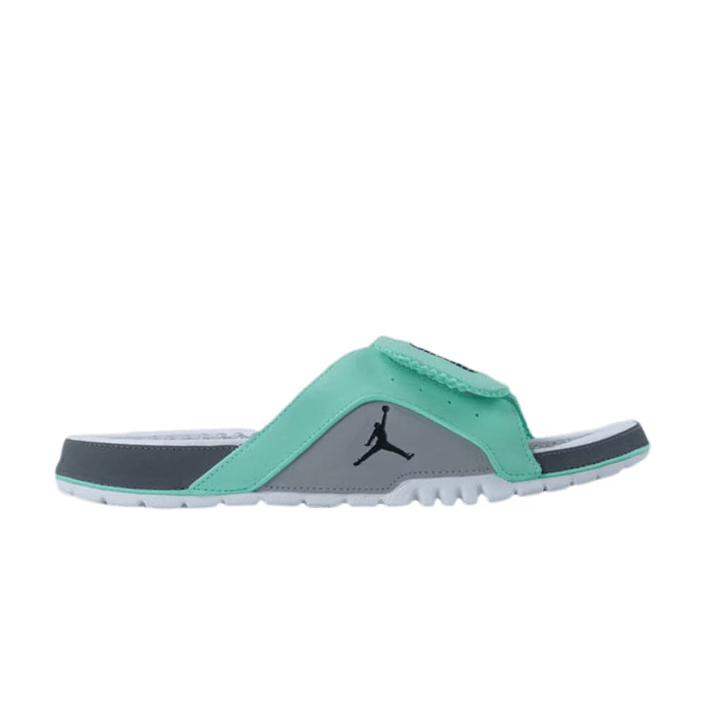 Air Jordan Hydro 4 Retro Slide Green Glow