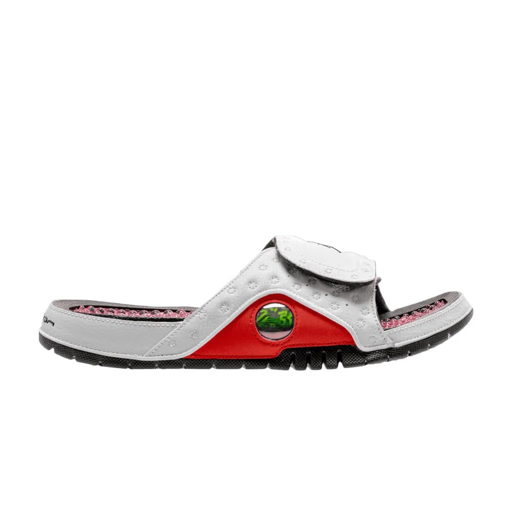 Air Jordan Hydro 13 Retro White Black Red