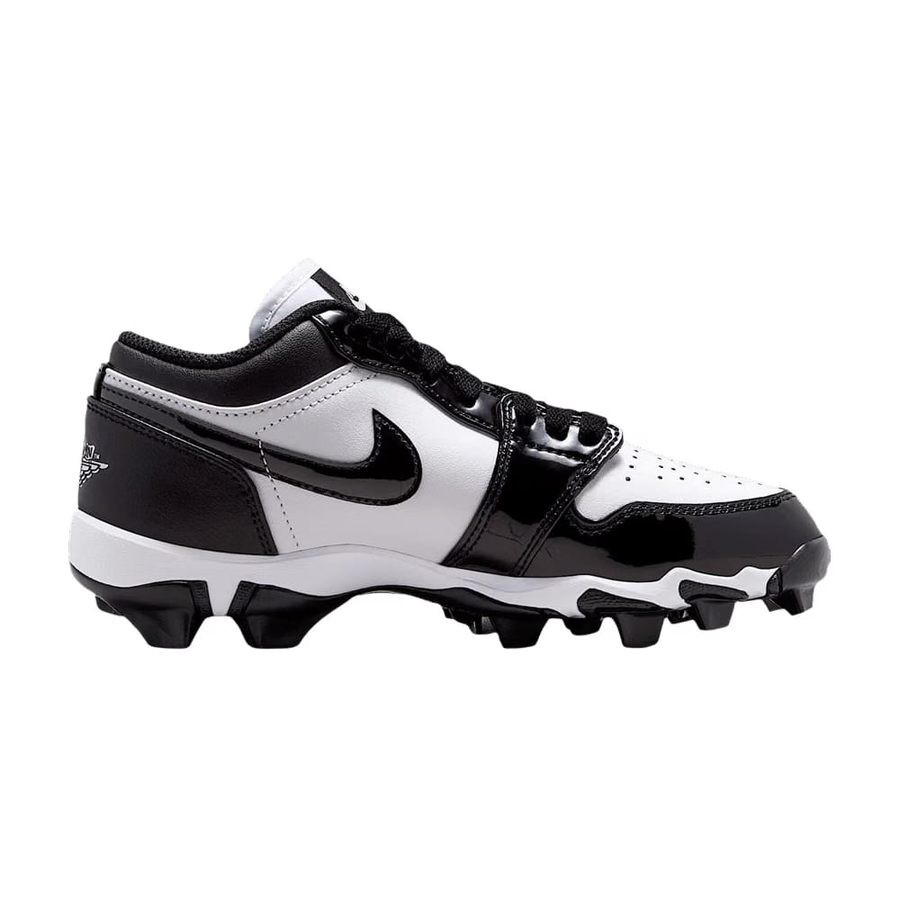 Air Jordan 1 Low GS Cleats White Black