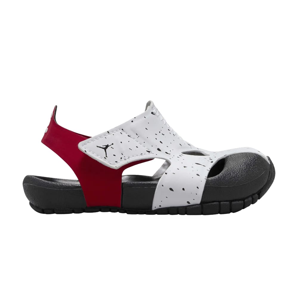 Air Jordan Flare TD White Gym Red Black Speckled