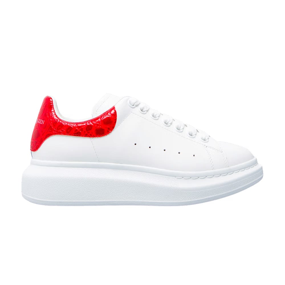 Alexander McQueen Oversized Sneaker Red Crocodile