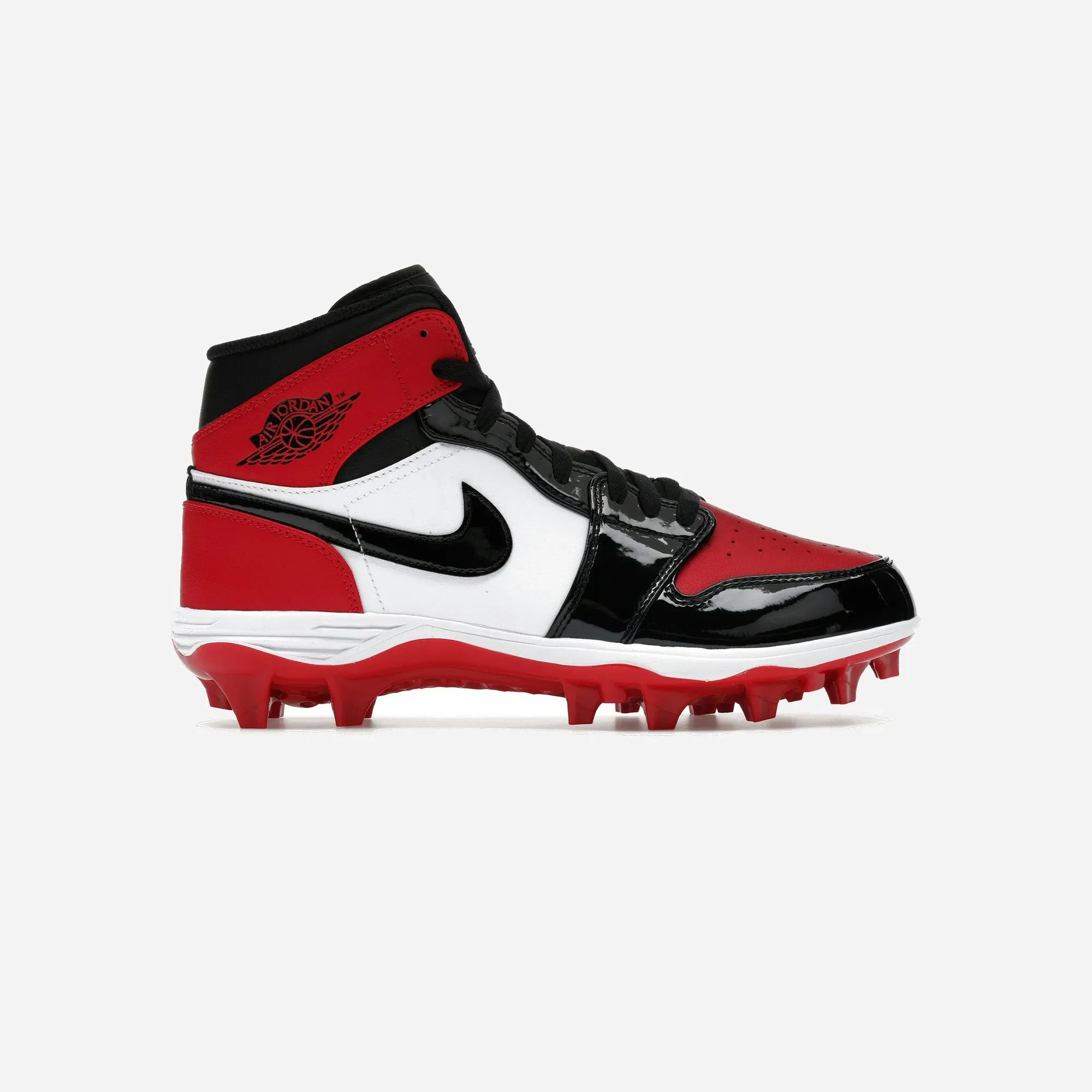 Air Jordan 1 Mid TD Cleat Bred Toe