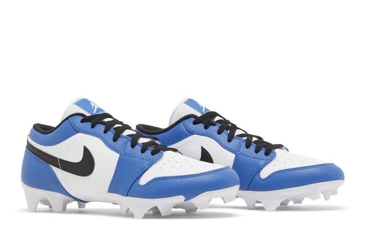 Air Jordan 1 Low TD Cleat White Black Royal
