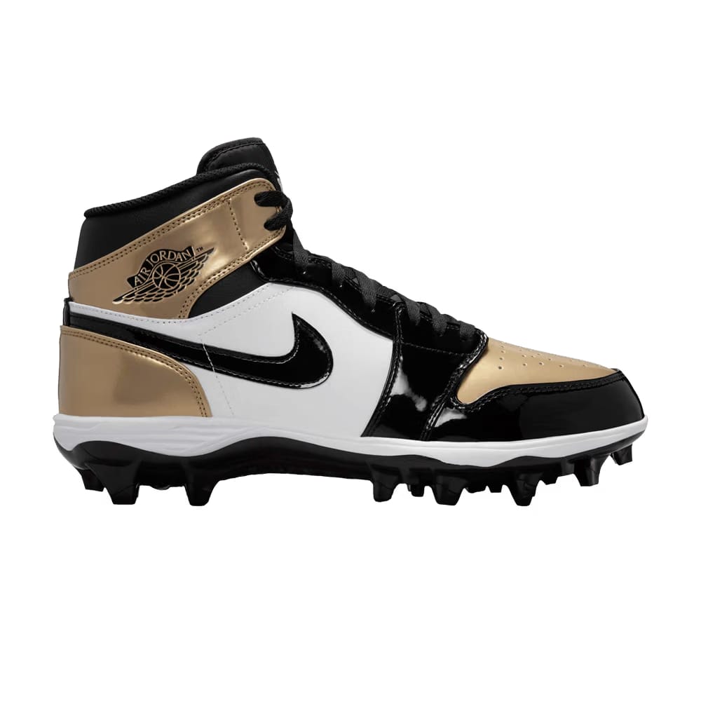 Air Jordan 1 Mid TD Cleat Gold Toe