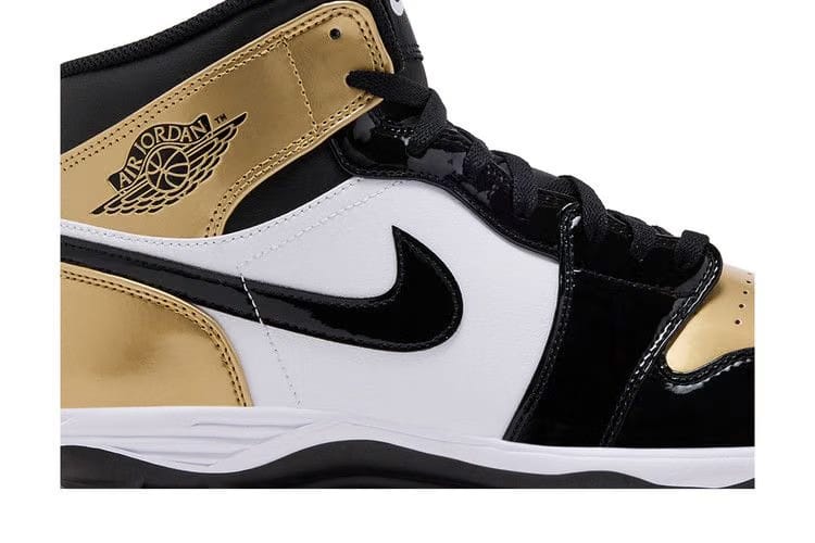 Air Jordan 1 Mid TD Cleat Gold Toe