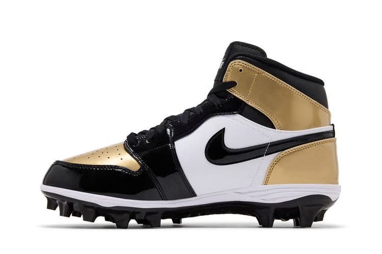 Air Jordan 1 Mid TD Cleat Gold Toe