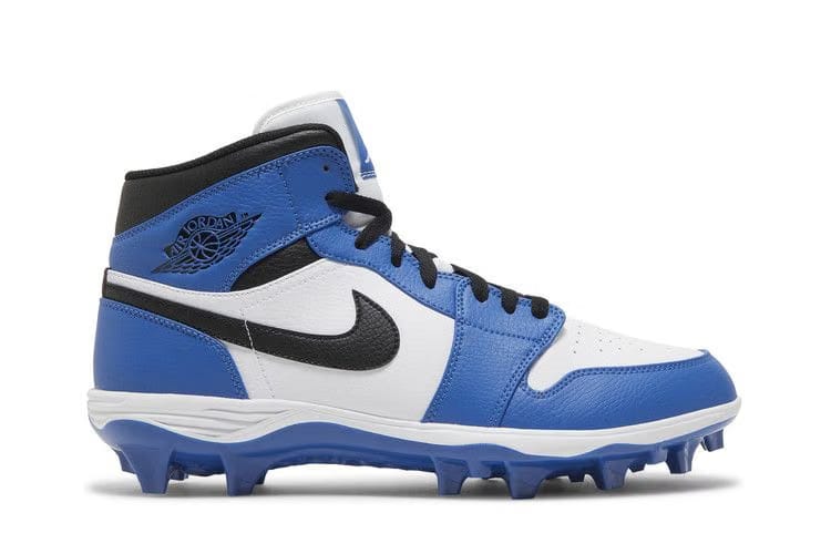 Air Jordan 1 Mid TD Cleat White Black Royal