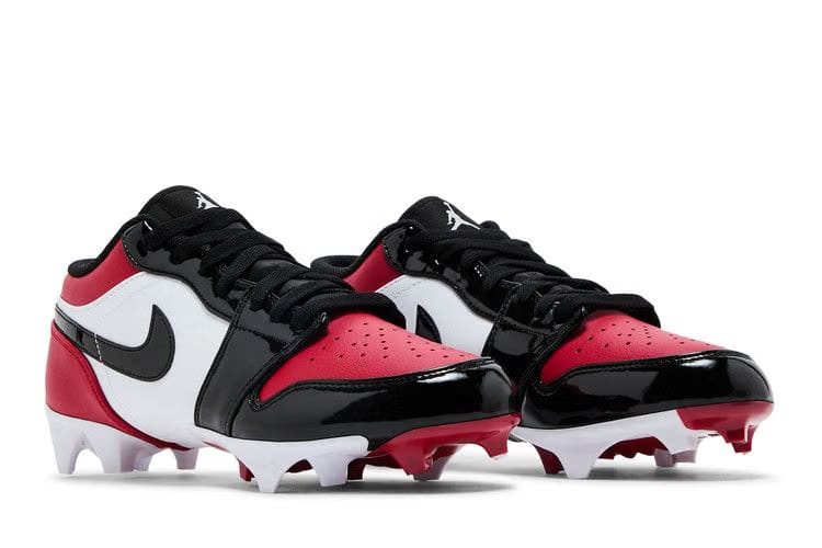 Air Jordan 1 Low TD Cleat Bred Toe