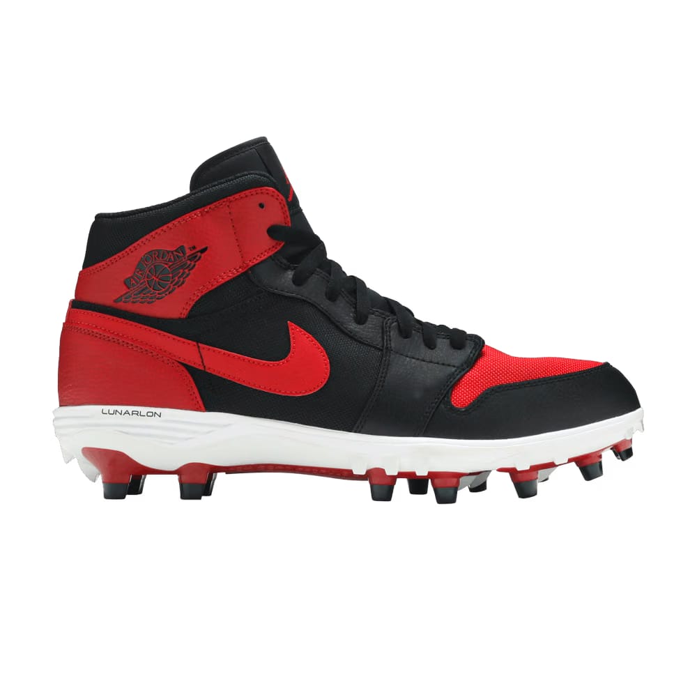 Air Jordan 1 Mid TD Cleat Bred